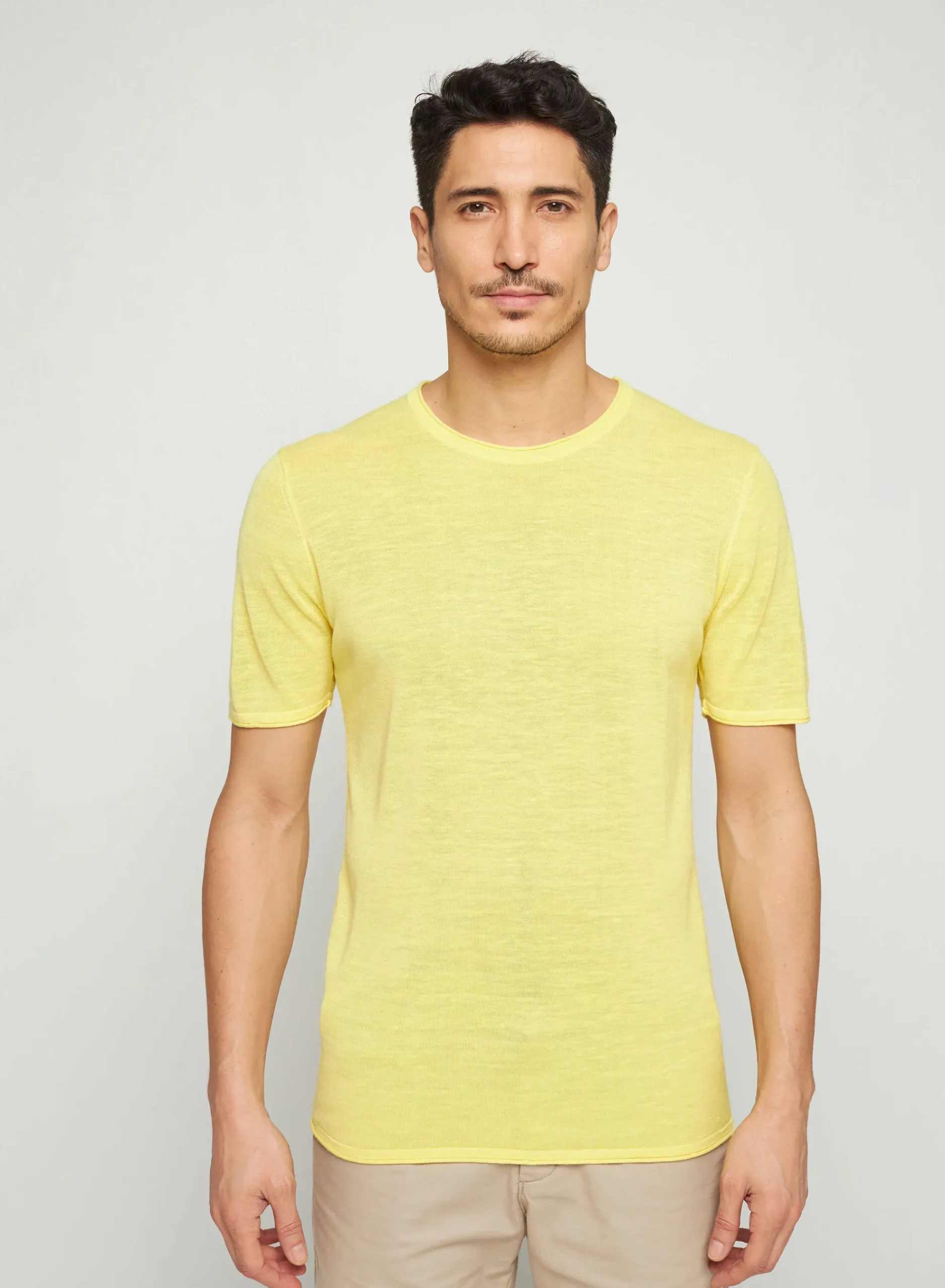 Maison Montagut T-Shirt Col Rond En Lin Flamme - Renaud>Homme T-Shirts