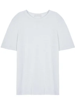 Maison Montagut T-Shirt Col Rond En Lin Flamme - Renaud><noscript><img width=