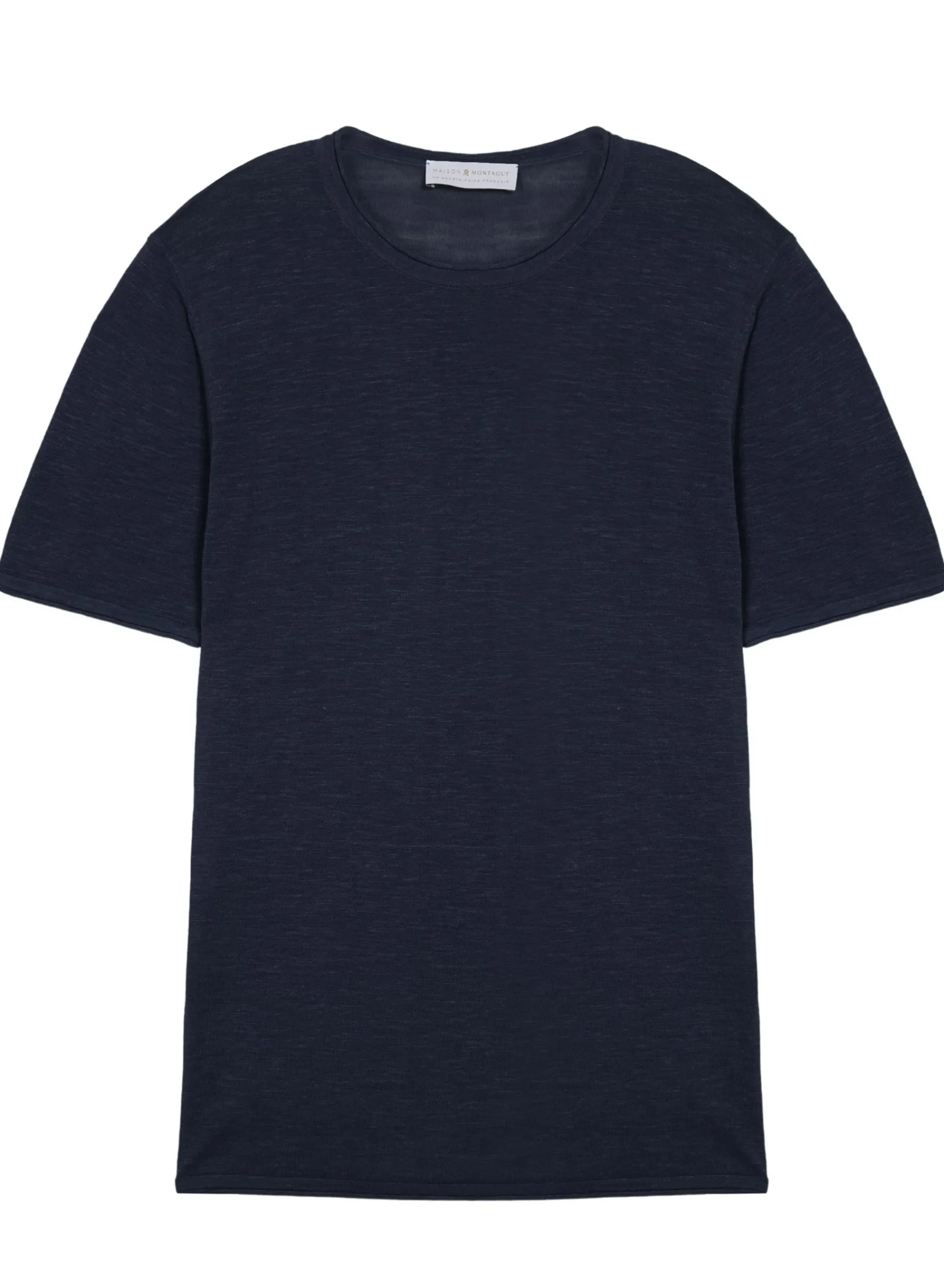 Maison Montagut T-Shirt Col Rond En Lin Flamme - Renaud>Homme T-Shirts