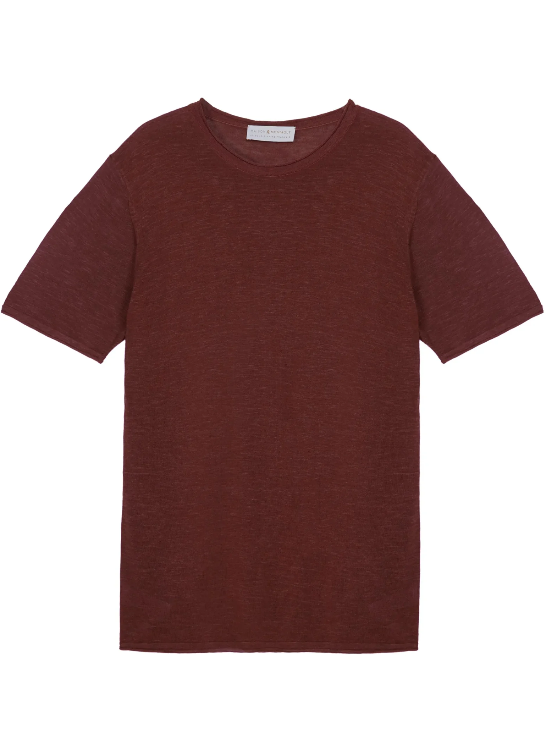 Maison Montagut T-Shirt Col Rond En Lin Flamme - Renaud>Homme T-Shirts