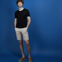 Maison Montagut T-Shirt Col Rond En Lin Flamme - Bosea><noscript><img width=