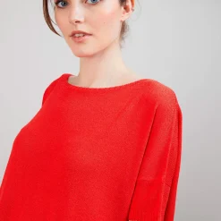 Maison Montagut T-Shirt Col Rond En Viscose Crepe - Bibiche><noscript><img width=