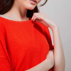 Maison Montagut T-Shirt Col Rond En Viscose Crepe - Bibiche><noscript><img width=