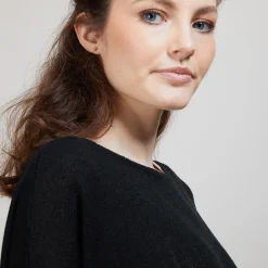 Maison Montagut T-Shirt Col Rond En Viscose Crepe - Bibiche><noscript><img width=