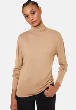 Maison Montagut T-Shirt Col Roule En Bambou Cachemire Fine Maille - Aerio><noscript><img width=