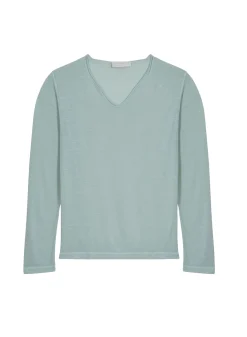 Maison Montagut T-Shirt Col Tunisien En Lin Flamme - Blayne><noscript><img width=