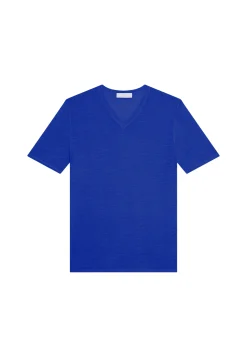 Maison Montagut T-Shirt Col V En Lin Flamme - Reuben><noscript><img width=