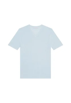 Maison Montagut T-Shirt Col V En Lin Flamme - Reuben><noscript><img width=