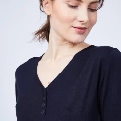 Maison Montagut T-Shirt En Bambou Cachemire - Henne><noscript><img width=