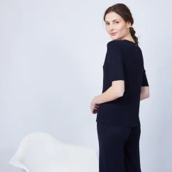 Maison Montagut T-Shirt En Bambou Cachemire - Henne><noscript><img width=