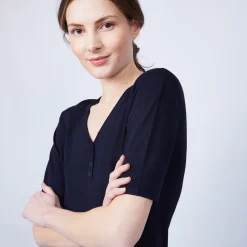 Maison Montagut T-Shirt En Bambou Cachemire - Henne><noscript><img width=