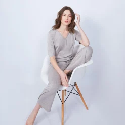 Maison Montagut T-Shirt En Bambou Cachemire - Henne><noscript><img width=