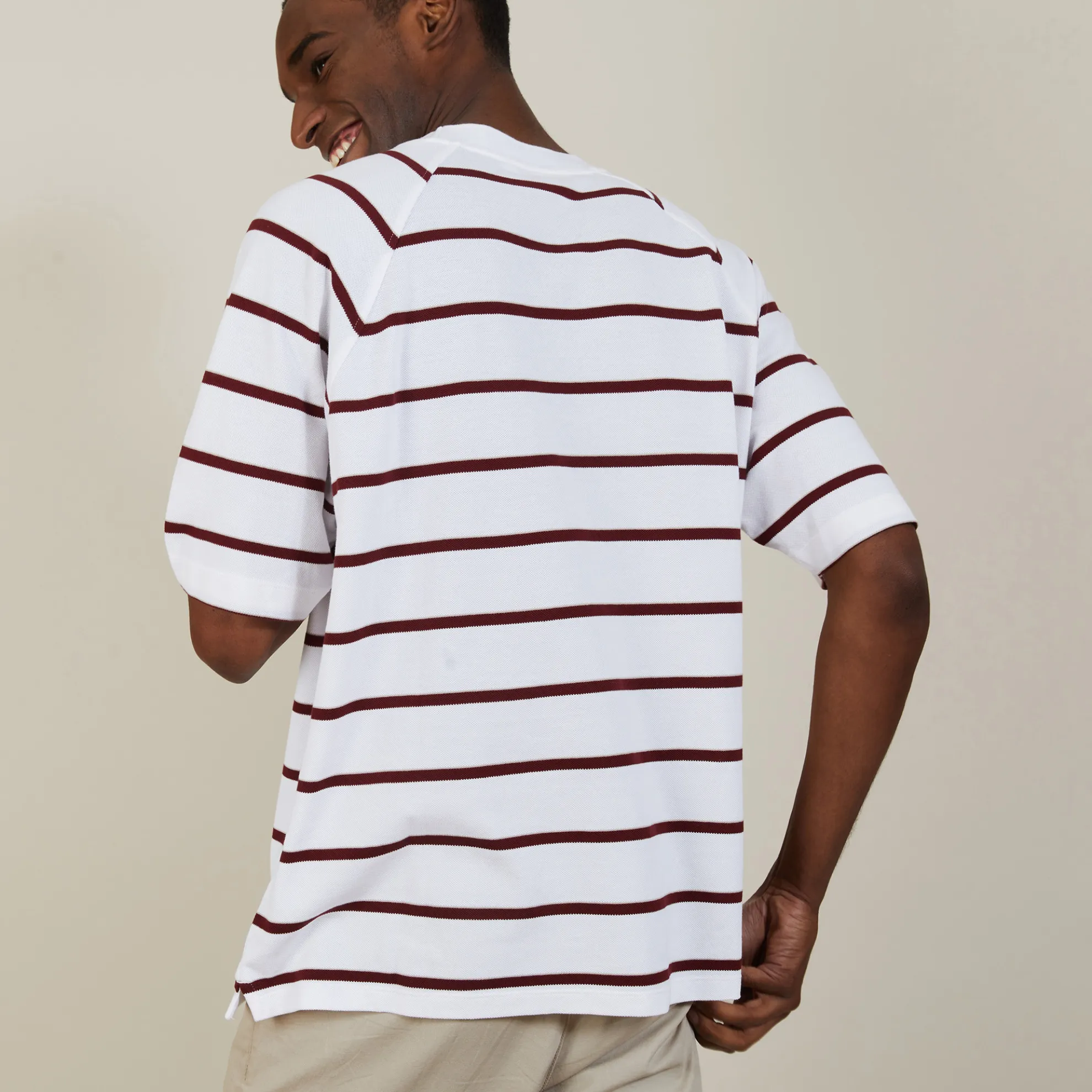 Maison Montagut T-Shirt En Coton A Rayures - Patrick>Homme T-Shirts