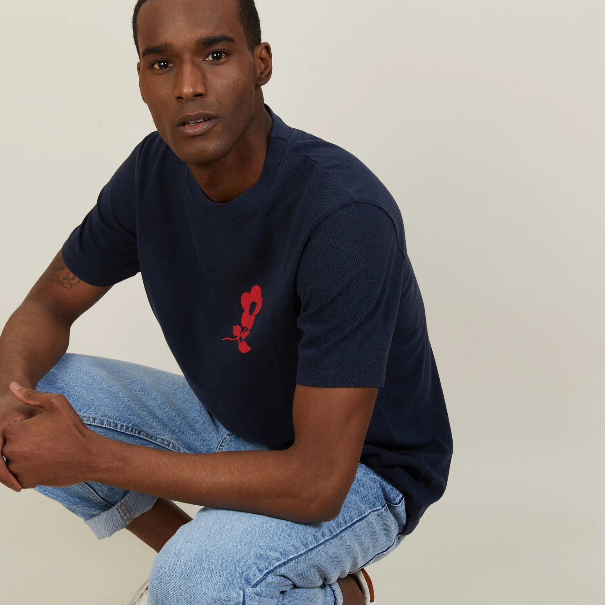 Maison Montagut T-Shirt En Coton Avec Logo - Bahut>Homme T-Shirts