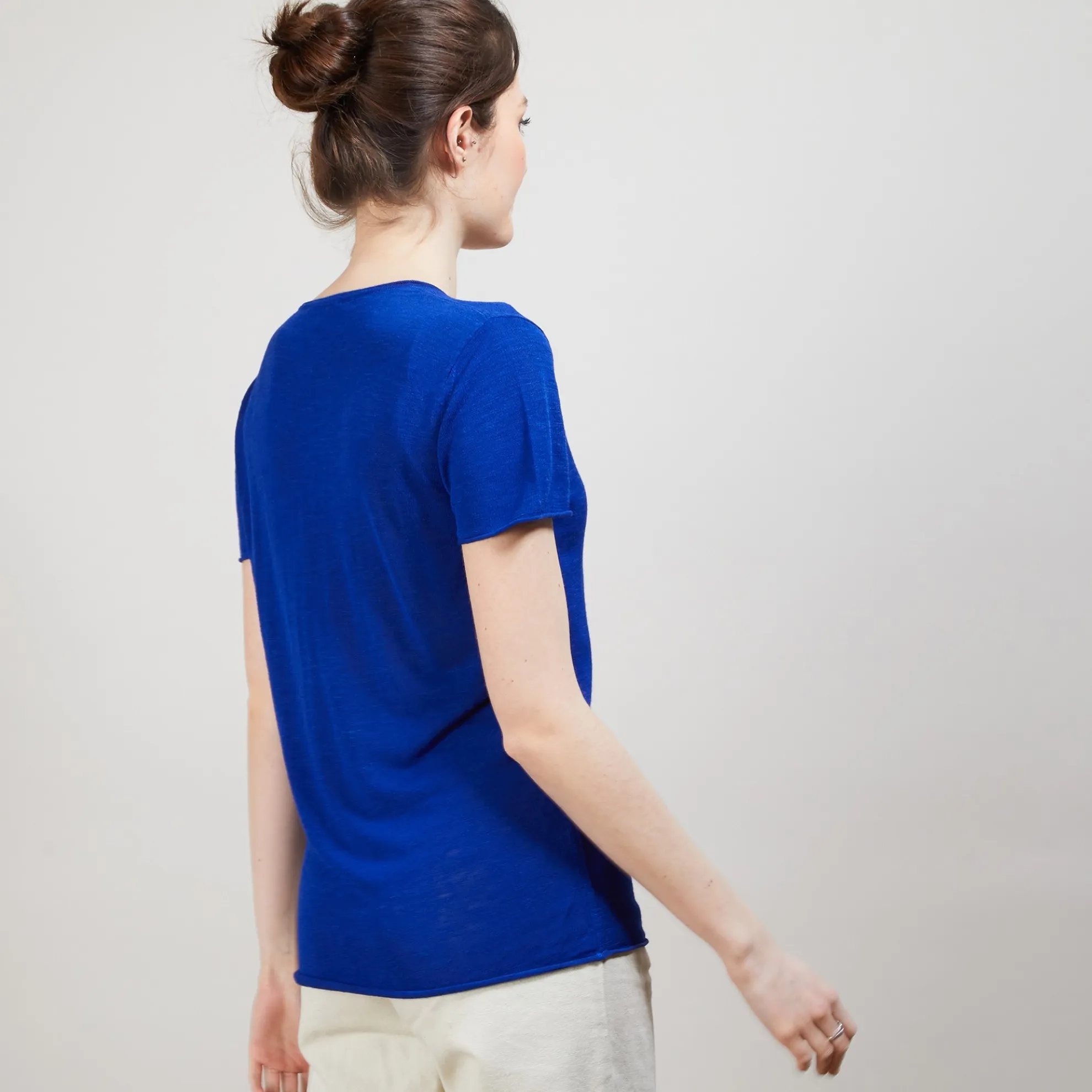 Maison Montagut T-Shirt En Lin Flamme - Balkan>Femme T-Shirts