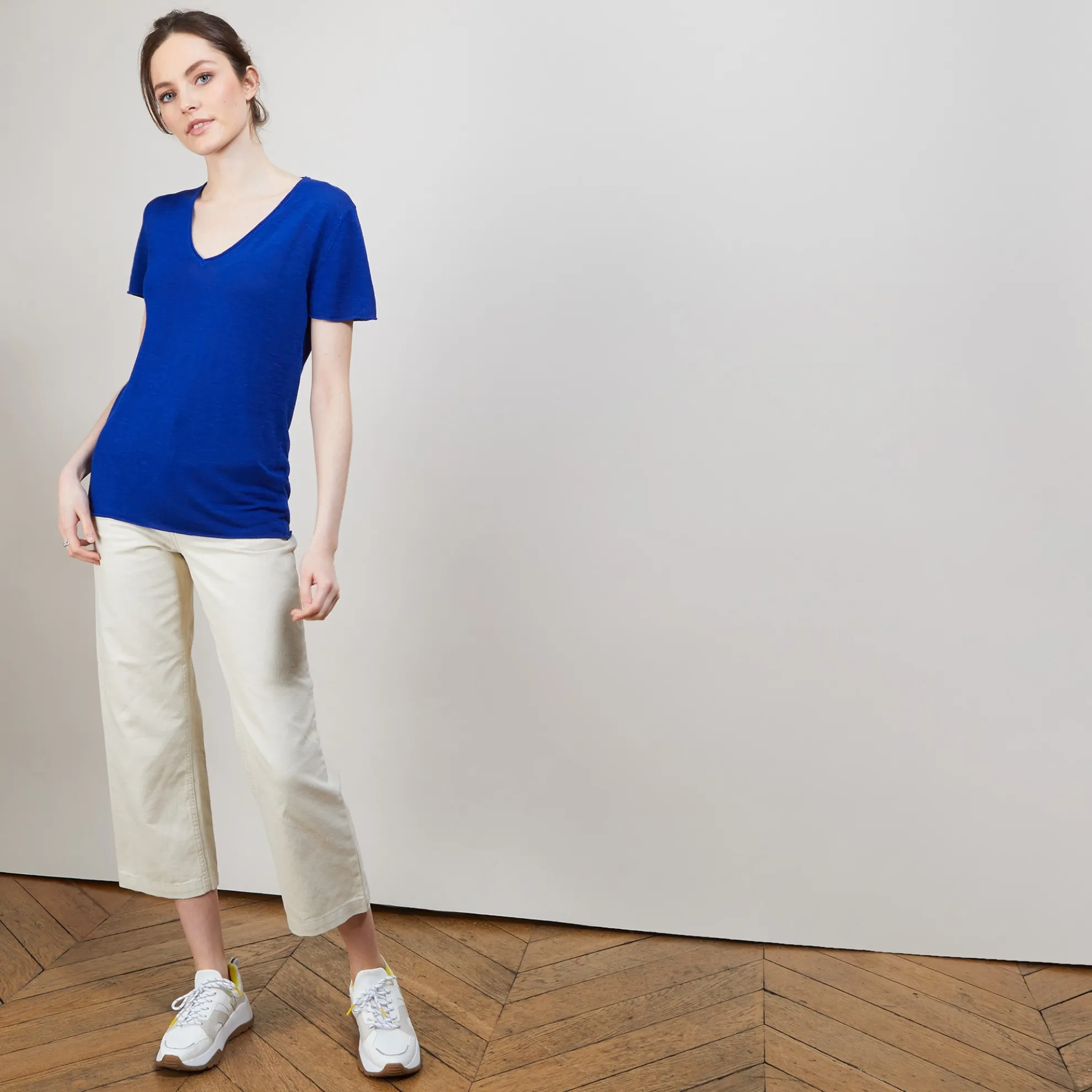 Maison Montagut T-Shirt En Lin Flamme - Balkan>Femme T-Shirts