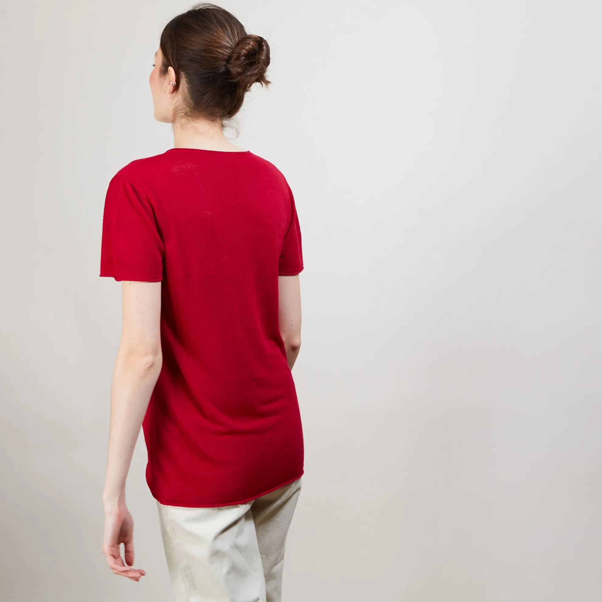 Maison Montagut T-Shirt En Lin Flamme - Balkan>Femme T-Shirts