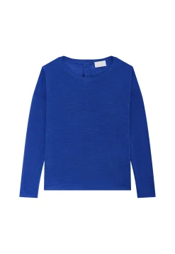 Maison Montagut T-Shirt En Lin Flamme Boutonne Dos - Polly><noscript><img width=