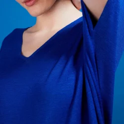 Maison Montagut T-Shirt Long En Lin Flamme - Bil><noscript><img width=