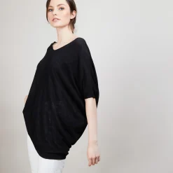 Maison Montagut T-Shirt Long En Lin Flamme - Bil><noscript><img width=