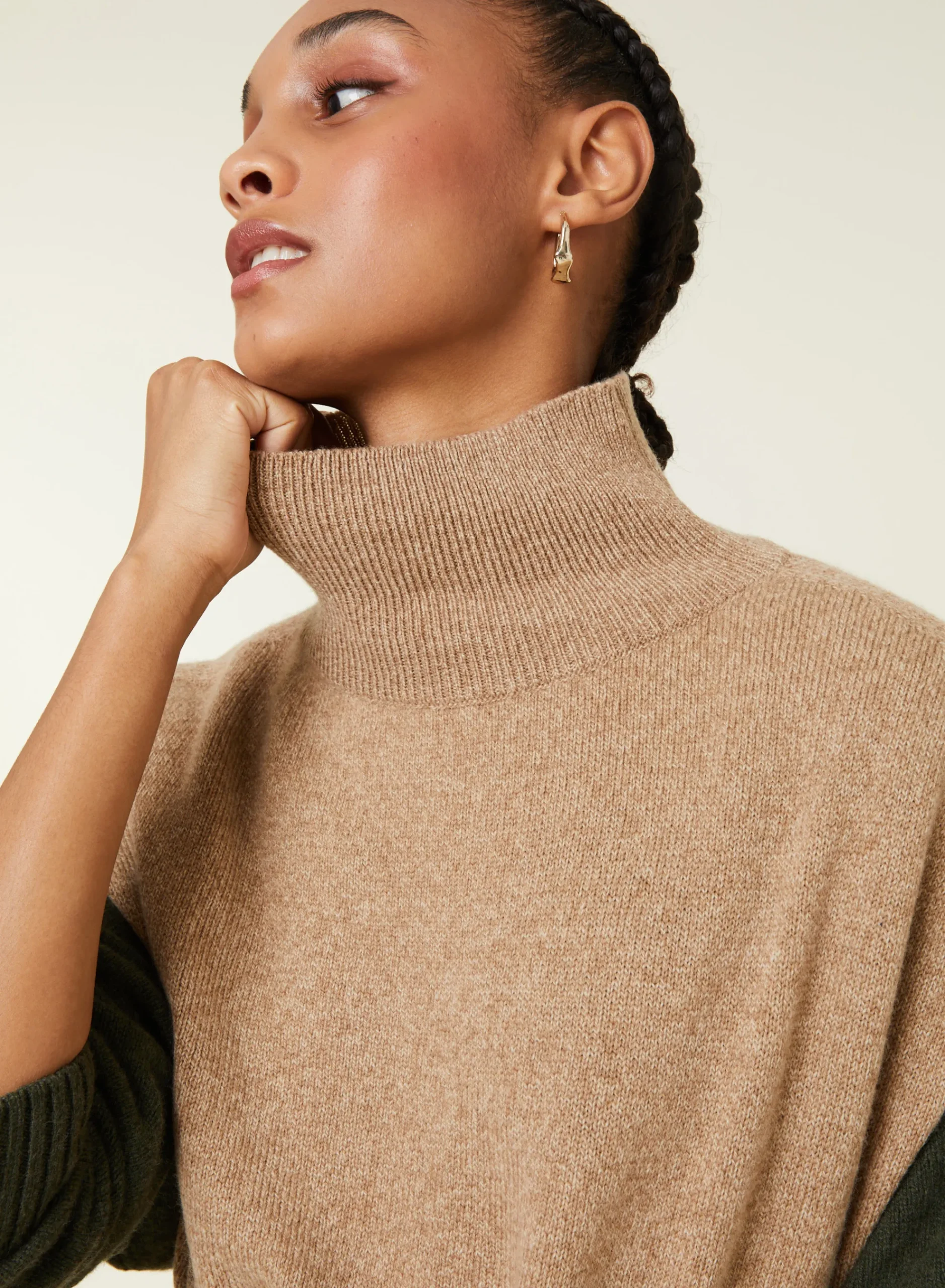 Maison Montagut Tunique Sans Manches Col Montant En Laine Et Cachemire - Garance>Femme Robes