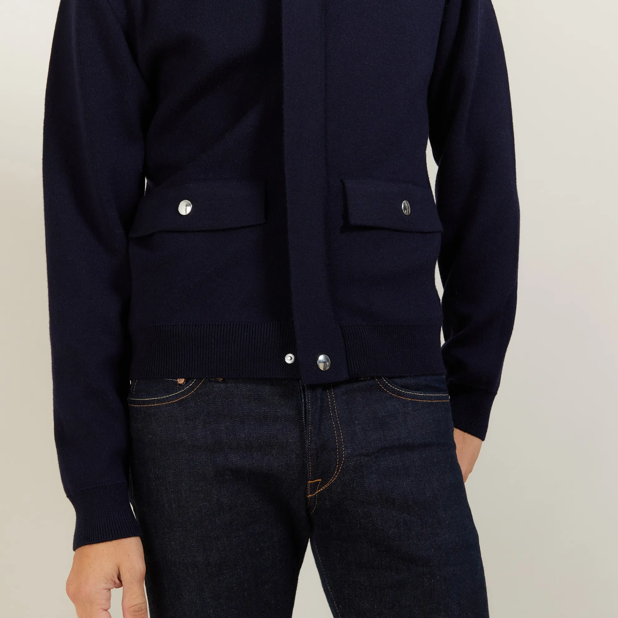 Maison Montagut Veste A Poches En Laine - Leopol>Homme Vestes Et Gilets