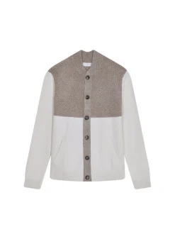 Maison Montagut Veste Boutonnee A Poches En Cachemire 4 Fils - Farell>Homme Vestes Et Gilets