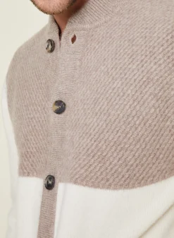 Maison Montagut Veste Boutonnee A Poches En Cachemire 4 Fils - Farell><noscript><img width=