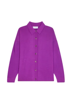 Maison Montagut Veste Boutonnee Col Polo En Laine Merinos - Gabriella><noscript><img width=