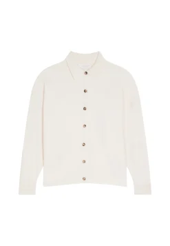 Maison Montagut Veste Boutonnee Col Polo En Laine Merinos - Gabriella><noscript><img width=