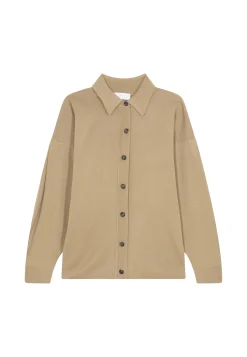 Maison Montagut Veste Boutonnee Col Polo En Laine Merinos - Gabriella><noscript><img width=