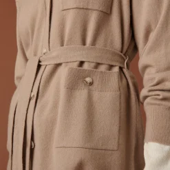 Maison Montagut Veste Boutonnee En Cachemire Col Polo - Clemence><noscript><img width=