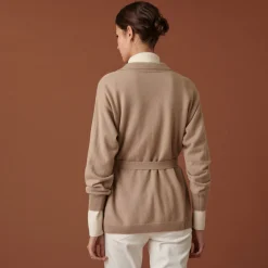 Maison Montagut Veste Boutonnee En Cachemire Col Polo - Clemence><noscript><img width=