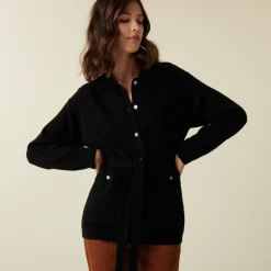 Maison Montagut Veste Boutonnee En Cachemire Col Polo - Clemence><noscript><img width=