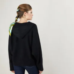 Maison Montagut Veste Zippee A Capuche En Cachemire - Gabin><noscript><img width=