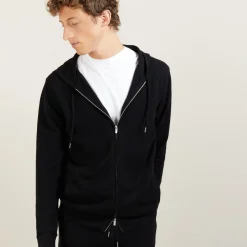 Maison Montagut Veste Zippee A Capuche En Cachemire - Bradley><noscript><img width=