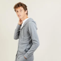 Maison Montagut Veste Zippee A Capuche En Cachemire - Bradley><noscript><img width=