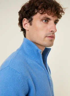 Maison Montagut Veste Zippee A Poches En Cachemire 4 Fils - Balthazar><noscript><img width=