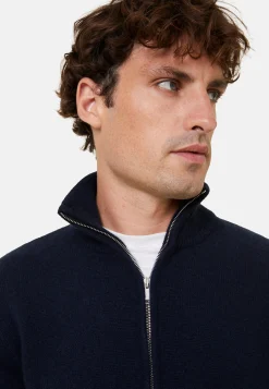 Maison Montagut Veste Zippee A Poches En Cachemire 4 Fils - Balthazar><noscript><img width=