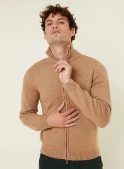 Maison Montagut Veste Zippee A Poches En Cachemire 4 Fils - Balthazar><noscript><img width=