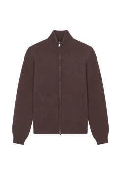 Maison Montagut Veste Zippee A Poches En Cachemire 4 Fils - Balthazar><noscript><img width=