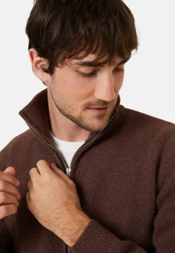 Maison Montagut Veste Zippee A Poches En Cachemire 4 Fils - Balthazar><noscript><img width=