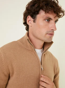 Maison Montagut Veste Zippee A Poches En Cachemire 4 Fils - Balthazar><noscript><img width=