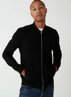 Maison Montagut Veste Zippee A Poches En Laine Merinos - Archibald><noscript><img width=