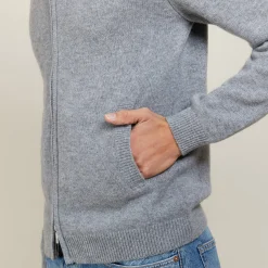 Maison Montagut Veste Zippee En Cachemire 4 Fils - Balthazar><noscript><img width=