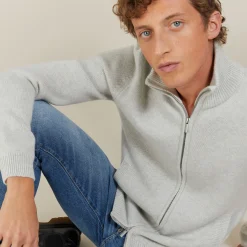 Maison Montagut Veste Zippee En Cachemire 4 Fils - Balthazar><noscript><img width=