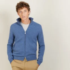 Maison Montagut Veste Zippee En Cachemire 4 Fils - Balthazar><noscript><img width=