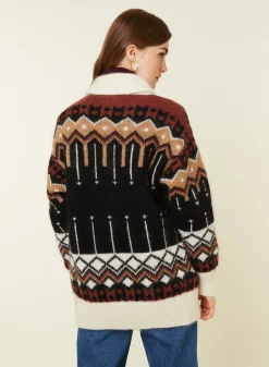 Maison Montagut Veste Zippee Mi-Longue A Poches En Mohair - Goia><noscript><img width=